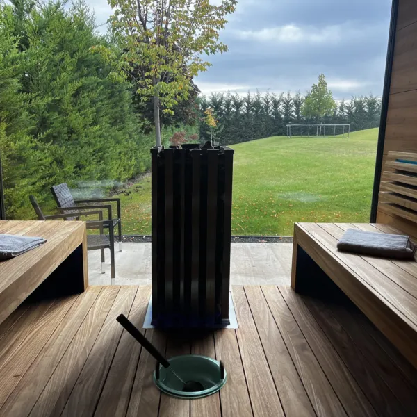 Az Aura Terra Premium Extra szauna belső tere