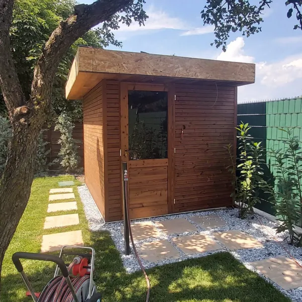 Elysium Terra kerti kombi szauna 250x200 cm-es méretben