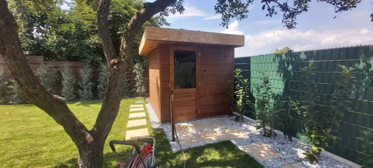 Elysium Terra kerti kombi szauna 250x200 cm-es méretben